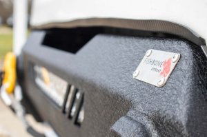 Toyota Tacoma Bumper - Front - Fishbone Offroad - Center Stubby - Textured black - `12-`15